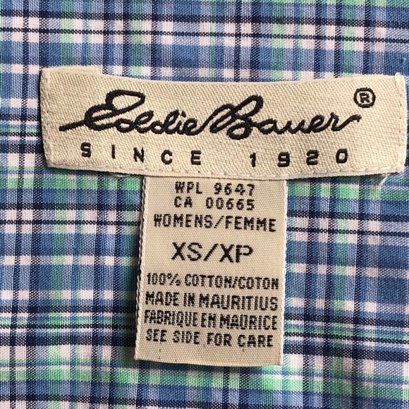 Two Eddie Bauer Plaid Shirts - Picture 4 of 16